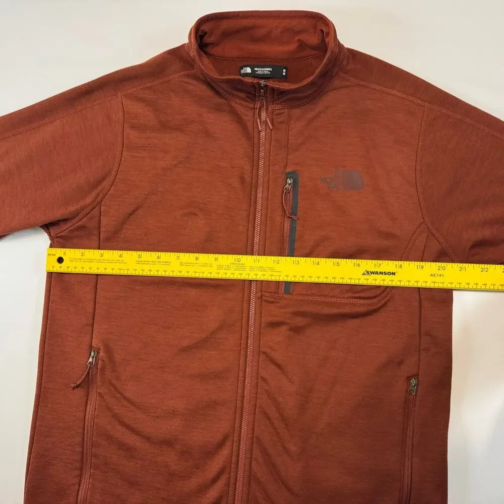 The North Face Men's Canyonlands Full Zip Jacket, Brickhouse Red, Medium